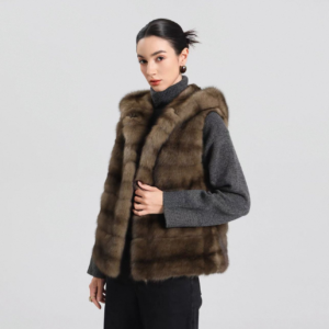 Russian sable tortora vest HK 2180